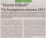 Marten de Vries Matchwinner, Harry Nijholt clubkampioen