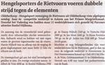 Hengelsporters de Rietvoorn voeren dubbele strijd tegen de elementen