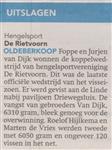 Gebroeders van Dijk winnen Koppelwedstrijd 2021