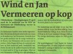 Wind en Jan Vermeeren op kop