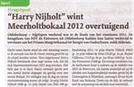 “ Harry Nijholt “ wint Meerholtbokaal 2012 overtuigend