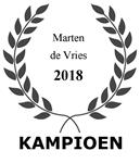 Marten de Vries Algemeen Kampioen 2018