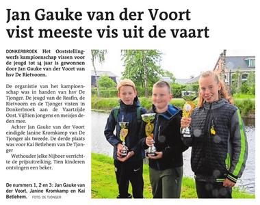 Jan Gauke van der Voort wint Ooststellingwerf Cup 2024